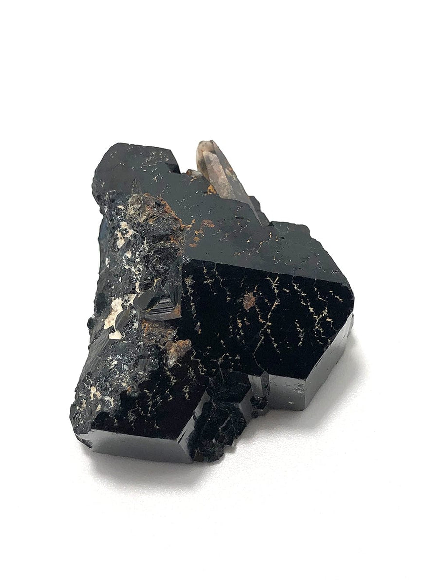 Crystallization of Black Tourmaline deals 1900gr 130mm from Madagascar