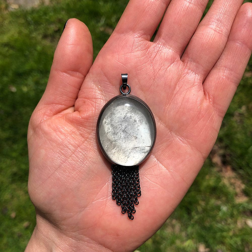 AIR MAGICK Quartz Talisman Necklace. Part of the "Elements of Magick" collection by Alex Lozier Jewelry + Salicrow