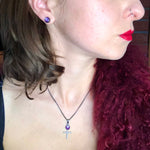 Star Ruby Post Earrings