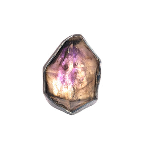 Smoky Amethyst Talisman Ring.  Season of the Witch collection by Alex Lozier Jewelry.
