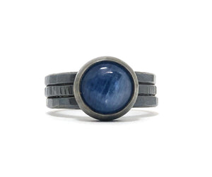 WATER MAGICK Kyanite Ring.  Part of the "Elements of Magick" collection by Alex Lozier Jewelry + Salicrow