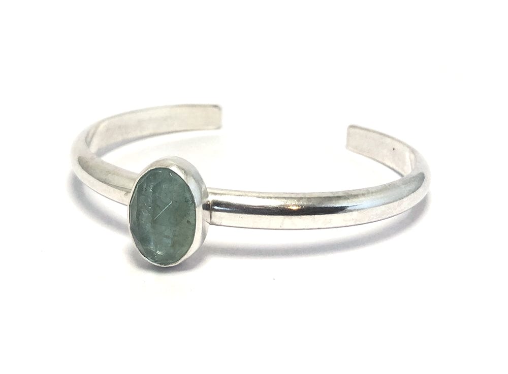 Alex Lozier Jewelry.  Aquamarine Bangle Bracelets from the Mermaid Collection.