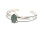 Alex Lozier Jewelry.  Aquamarine Bangle Bracelets from the Mermaid Collection.