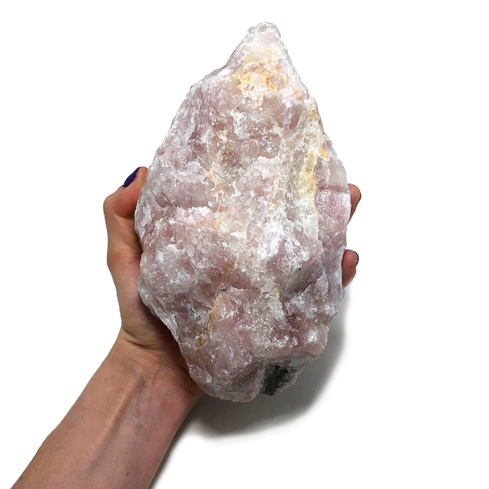 Large Rose Quartz Crystal. Alex Lozier Jewelry.