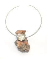 Apophyllite Heualandite Necklace/Brooch