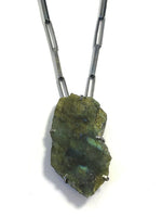 Labradorite Magical Talisman Necklace.  Handmade by Alex Lozier Jewelry.  Season of the Witch collection.